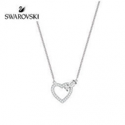 SWAROVSKI 施华洛世奇 LOVELY项链 镀白金色