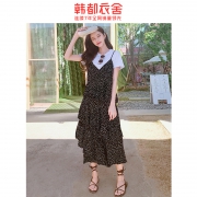 HSTYLE 韩都衣舍 OM60684 女士两件套蛋糕裙