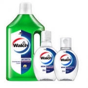 Walch 威露士 消毒液免洗洁手液组合 消毒液1L+免洗洁手液80ml+20ml ） *2件