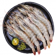 京东PLUS会员：九善食 原装进口厄瓜多尔白虾18-25只大虾 净重400g*3件