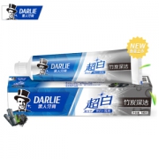 京东PLUS会员： DARLIE 黑人 超白竹炭深洁牙膏 120g *14件