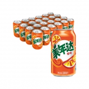 88VIP：PEPSI 百事 美年达系列 橙子汽水 330ml*24罐 *2件