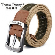TommDanny 汤姆丹尼 989 中性款帆布腰带