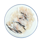 PLUS会员：鲜佰客（xianbaike）免切免浆黑鱼片 250g/盒 *6件