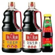 海天 金标生抽1.28L 草菇老抽1.28L 金标蚝油265g