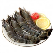 鱻谣 越南活冻黑虎虾 净重约400g 约10-16只/盒 大号*3件