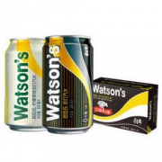 屈臣氏（Watsons）苏打汽水混合系列（苏打20听 + 柠檬草味4听）330ml*24听 整箱 *2件