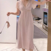 PEANOJEAN 6752 女士 长款睡裙