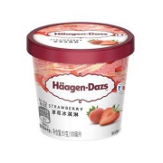 PLUS会员：Hagen·Dazs 哈根达斯 草莓口味冰淇淋 100ml*6件