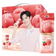 蒙牛 真果粒 白桃树莓口味 240g×12包*4