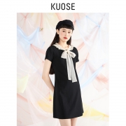 28日0点：KUOSE 阔色 KSB2004062 女士网纱花边连衣裙