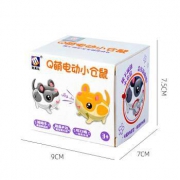 活石 电动小仓鼠哨子遥控 灰色小仓鼠