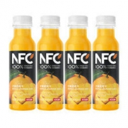 农夫山泉 NFC果汁（冷藏型）100%鲜榨芒果混合汁 300ml*4瓶 *8件