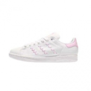 adidas 阿迪达斯 三叶草 STAN SMITH BZ0401 白色粉尾休闲板鞋