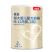 BEINGMATE 贝因美 菁爱系列 婴儿配方奶粉 2段 1000g（6-12个月）