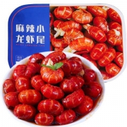 plus会员：渔吻 麻辣  即食小龙虾尾 250g*6盒