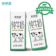 百亿补贴：新希望 优质精选纯牛奶 200ml*18盒