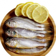渔港 冷冻渤海小黄鱼 600g  12-15条 袋装  *7件