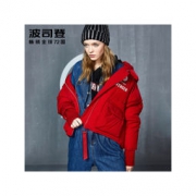 波司登 B80142518DDS 女款时尚休闲连帽羽绒服