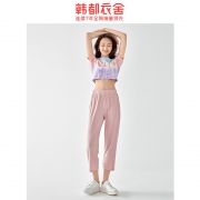 19日0点：韩都衣舍 RN3003 女士高腰休闲裤