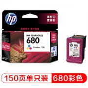 HP 惠普 F6V26AA 680 彩色墨盒