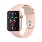 Apple Watch Series 5智能手表（GPS款 44毫米金色铝金属表壳 粉砂色运动型表带 MWVE2CH/A)