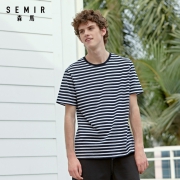 Semir 森马 19-220001722 男士条纹T恤