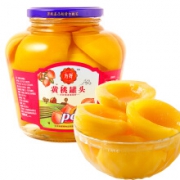 味聚德（XDQ）罐头 方好系列水果罐头 黄桃罐头1250g*10件