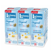 限地区：Lactasoy 力大狮 原味豆奶 250ml*12盒 *6件