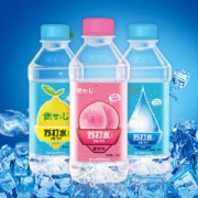 青可儿 蜜桃/柠檬/原味三口味混合装苏打水 350ml/瓶 6瓶装