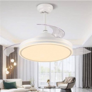 31日0点：nvc-lighting 雷士照明 灵风款 LED隐形风扇灯 四叶 24瓦