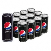 百事可乐 无糖 可乐型汽水 330ml*12罐 *2件
