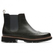 限尺码： Clarks 其乐 Batcombe Top 男士真皮切尔西短靴