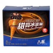 八喜 冰淇淋 甜筒组合装 巧克力口味 68g*5支 脆皮甜筒 *7件