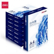 得力（deli）白令海 70g A4 复印纸 打印纸 500张/包 8包1箱（整箱4000张）