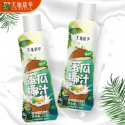白菜价！4.9分，不含甜味剂：1.25Lx6瓶 天地精华 蜜瓜味椰汁