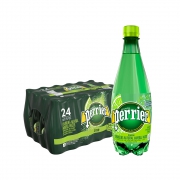 10日0点、88VIP：Perrier巴黎水 进口青柠味 塑料瓶 含气天然矿泉水 气泡水 500ML*24/箱 128.05元包邮（前2小时）