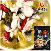 白菜价：居味鲜 四川老坛酸菜鱼调料包 348g