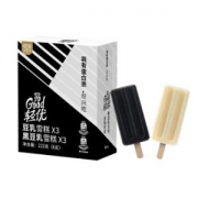 PLUS会员：和路雪 轻优迷你黑白豆乳口味 雪糕 37g*6支装 *6件