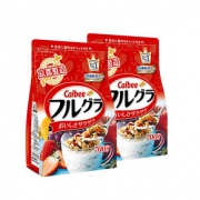 保税仓上海发货 日本京都卡乐比早餐Calbee富果乐水果麦片700g2袋