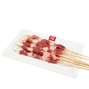 京东PLUS会员：陇原中天 甘肃原切羔羊肉串 280g *4件