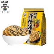 旺旺 厚烧海苔米饼饼干 168g*4包
