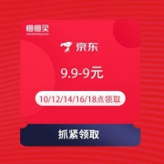 京东 一元爆品 整点抢9.9-9元神券