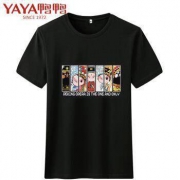 YAYA 鸭鸭 T-b202 男士棉质印花T恤