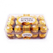 FERRERO ROCHER 费列罗 榛果金莎巧克力 375g 30粒 *3件