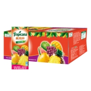 PLUS会员：果缤纷 热带美味 果汁 250ml*24盒*2