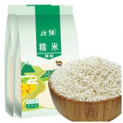 北纯 精制 糯米(江米 黏米 粽子米 粗粮杂粮 大米伴侣) 1kg*2包 *2件