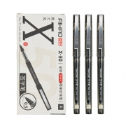 AIHAO 爱好 48023 子弹头中性笔 0.5mm 黑色 12支