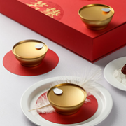 补券新低 希尔顿国际酒店供应商，100gx7碗 茗挚 即食冰糖燕窝 礼盒