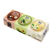 yili 伊利 香草味+海盐牛油果+榛果黑巧克力口味三联杯雪糕 90g*3杯 *7件